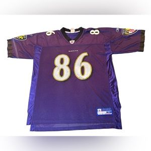 Reebok Men’s Baltimore Ravens Todd Heap 86 Jersey Sz XL